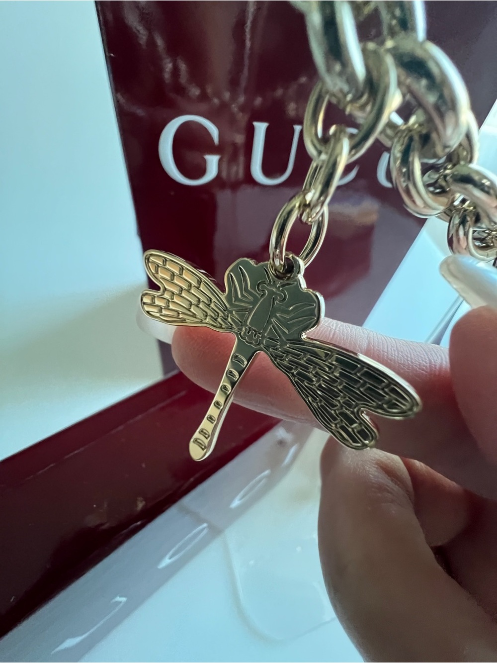 Gucci bag chain charm Pre-Fall 2025 collection NIB comes with COA - Picture 10 of 13